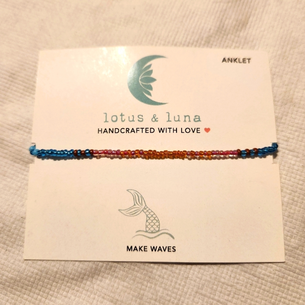 The Mermaid's Tale Beaded Anklet